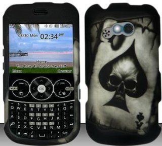 TRENDE   Spade Skull Hard Snap On Case Cover Faceplate Protector for LG 900g Straight Talk + Free Texi Gift Box Cell Phones & Accessories