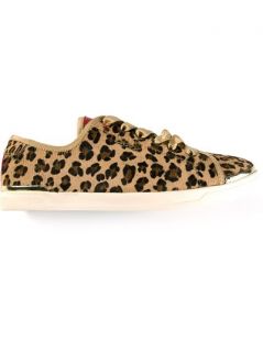 Dkny Leopard Print Trainer