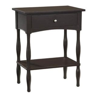 VP Home Chocolate Brown Fair Haven End Table Coffee, Sofa & End Tables