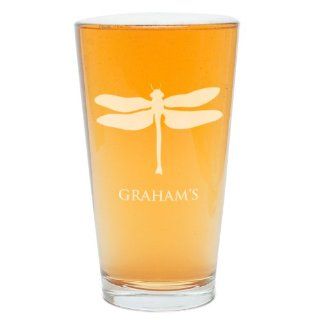 Dragonfly Personalized Pint Glass Kitchen & Dining
