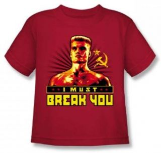Mgm Rocky I Must Break You Juvy Red T Shirt MGM118 KT Clothing