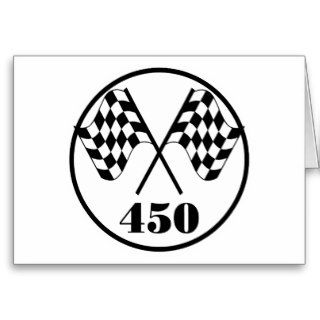 450 Checkered Flag Cards