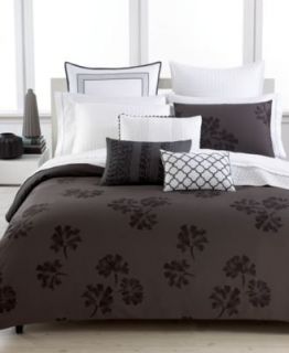 Vera Wang Bedding, Charcoal Flower Collection   Bedding Collections   Bed & Bath