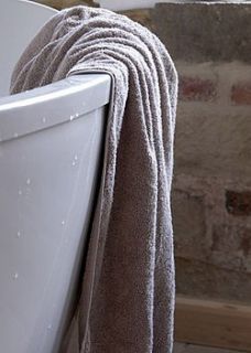 luxury bath towel organic cotton by liv   organic & sustainable living