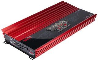 Power Acoustik D4 2400 Candy Apple Red Amplifier [2400w; 4 ch]  Vehicle Multi Channel Amplifiers 