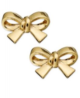 kate spade new york Earrings, 12k Gold Plated Glass Pearl and Bow Drop Earrings (14mm)   Fashion Jewelry   Jewelry & Watches
