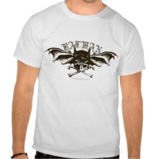 Batman Skull Cowl Batwings Logo T Shirt