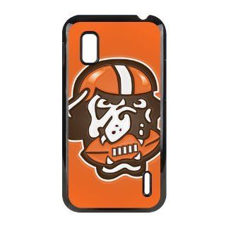 Cleveland Browns Hard Plastic Back Protective Cover for LG Nexus4 E960 Cell Phones & Accessories