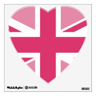 Union Jack in the Pinks Wall Graphics