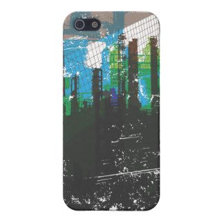 Cute iphone case with city industry grunge case for iPhone 5