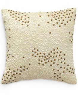 Donna Karan Home Reflection Ivory 18 Square Decorative Pillow   Bedding Collections   Bed & Bath