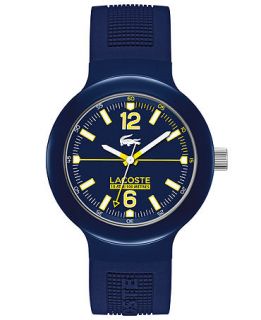 Lacoste Watch, Mens Borneo Blue Silicone Strap 44mm 2010704   Watches   Jewelry & Watches