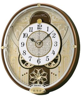 Seiko Metallic Brown Melodies in Motion Wall Clock QXM277BRH   Watches   Jewelry & Watches