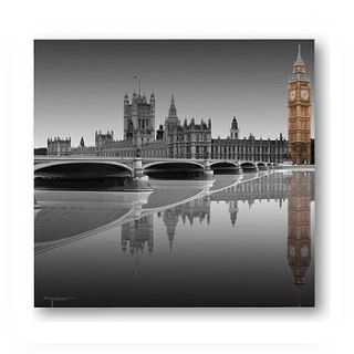 london big ben print on glass by made 2 measure mirrors