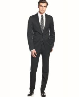Calvin Klein Suit Black Solid   Suits & Suit Separates   Men