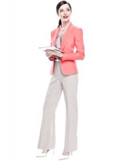 Anne Klein Blazer, Tie Front Blouse & Straight Leg Pants   Suits & Suit Separates   Women