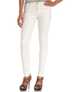 7 For All Mankind Jeans, The Skinny Brushed Sateen, Dark Capri/Winter White Wash   Jeans   Women