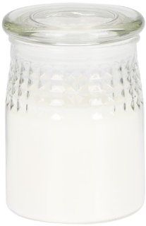 Energizer SJS1DL109 LED Flameless Wax Glass Jar, Realistic Flame Ivory Vanilla Scent with Timer   Flameless Candles  