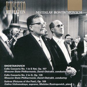 Shostakovich Cello Concerto No. 1/ No. 2 / Satires   (Pictures of the Past) Op.109 Music
