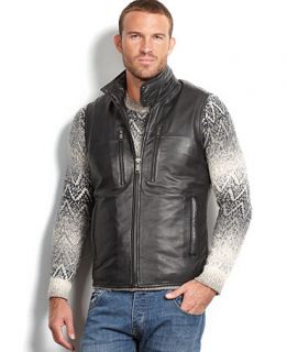 Marc New York Vest, Liberty Leather Quilted Vest   Coats & Jackets   Men