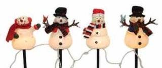  Celebrations Lighting s R24GV113 Dressed Snowman Driveway Markers Patio, Lawn & Garden