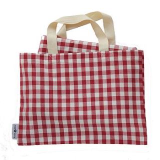 extra large red gingham picnic rug by just a joy
