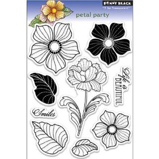 Penny Black 30 113 Petal Party Clear Stamp