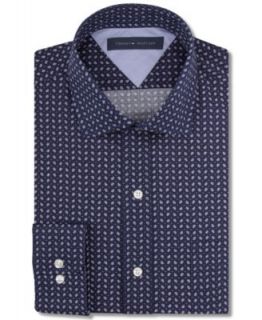 Tommy Hilfiger Dress Shirt, Mini Tartan Long Sleeved Shirt   Dress Shirts   Men