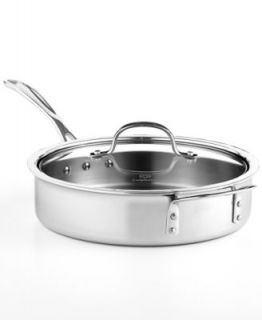 Calphalon Tri Ply Stainless Steel 3 Qt. Covered Chefs Pan   Cookware   Kitchen