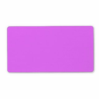 Plain purple violet solid background blank E46DF6 Labels