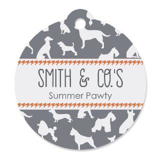 Dog Silhouettes   Personalized Dog Party Tags   20 ct Toys & Games