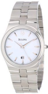 Bulova Men's 96B106 Bracelet White Dial Watch at  Men's Watch store.