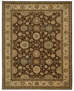 MANUFACTURERS CLOSEOUT Nourison Area Rug, Persian Legacy Collection PL05 Brown 56 x 83   Rugs