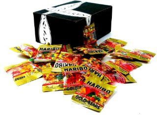Haribo Gold Bear Minis, 25 Snack Sized Bags in a Gift Box  Gourmet Candy Gifts  Grocery & Gourmet Food