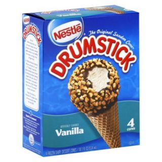 Nestle Vanilla Drumstick Ice Cream Cone 4 pack