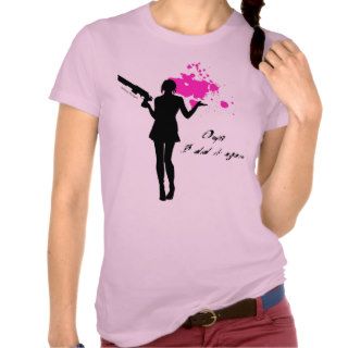 Shotgun Girl Pink 2 Shirt