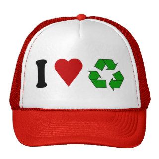 I Heart Recycling Hat