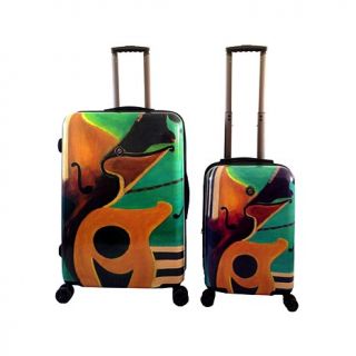 Neo Cover Music in Memphis Hardside Spinner 2 piece Expandable Luggage Set