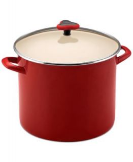Rachael Ray Enamel on Steel 12 Qt. Covered Stockpot   Cookware   Kitchen
