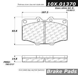 Centric Parts, 105.01370, PosiQuiet Ceramic Pads Automotive