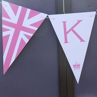 personalised royal patriotic bunting by daisyley