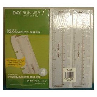 041 104 Day Runner Pagemager Ruler 2 Pieces 8" Each  Office Calendars Planners And Accessories 