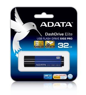 ADATA Value Driven S102 Pro Effortless Upgrade 32GB USB 3.0 Flash Drive (AS102P 32G RBL) Computers & Accessories