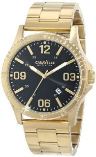 Caravelle New York Men's 44B104 Analog Display Japanese Quartz Yellow Watch Watches