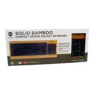 MICRO INNOVATIONS SOLID BAMBOO 104 KEY KEYBOARD Computers & Accessories