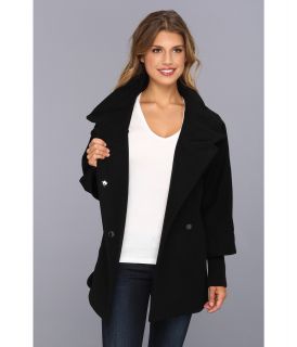 Calvin Klein Wool Wrap Coat Cw354213 Black