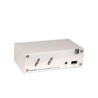 JustCom JC 102MAC 2 Port USB KVM Switch w/Audio, USB 2.0 Hub & Cable Set Computers & Accessories