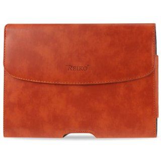 Reiko Premium Horizontal Tablet Pouch with Black Horse Skin Pattern for All iPad (HP102C iPad 3PLORG) Computers & Accessories