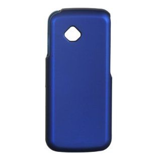 Blue Rubberized Protector Case for LG LG101 / LG102 / VM 101 Cell Phones & Accessories