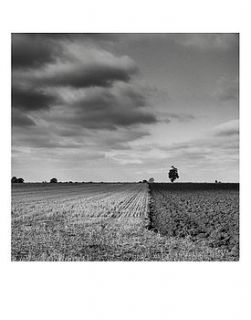 the dividing line, black and white print by paul cooklin